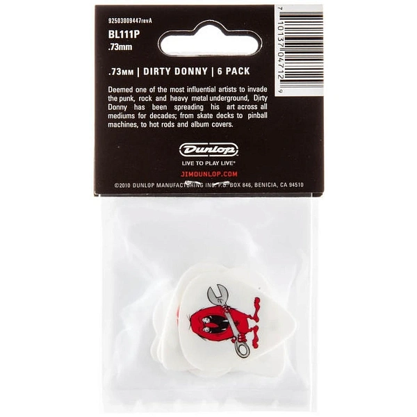 Набор медиаторов Dunlop BL111P.73 Dirty Donny S1