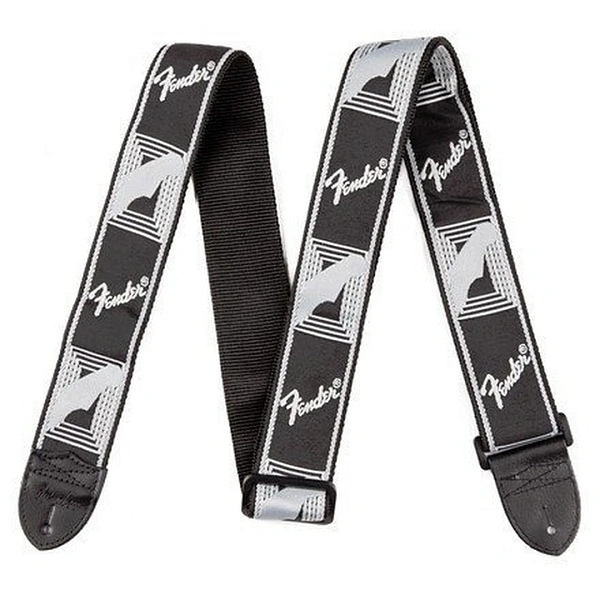 Ремень для гитары Fender Black/LT Grey/DK Grey Mono Strap