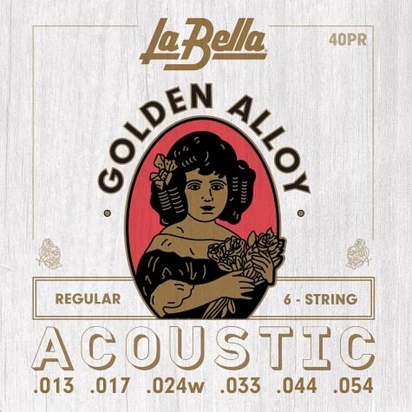 Струны для акустической гитары La Bella 40PR
