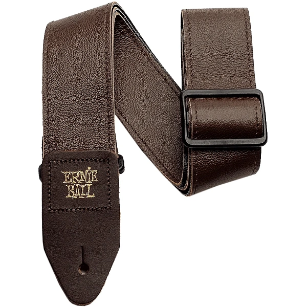 Ремень для гитары Ernie Ball Brown Italian Leather P04135
