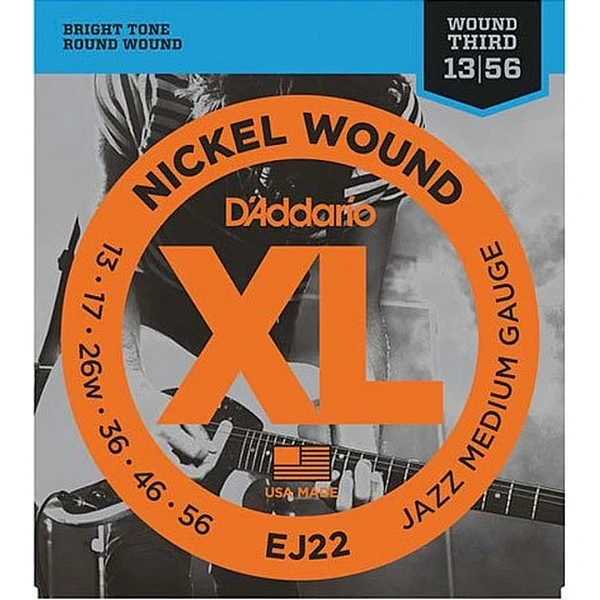 Струны для электрогитары D’Addario EJ22