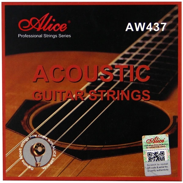 Струны для акустической гитары Alice AW437-SL