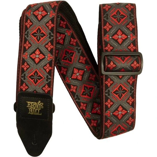 Ремень для гитары Ernie Ball 5346 Red King Jacquard